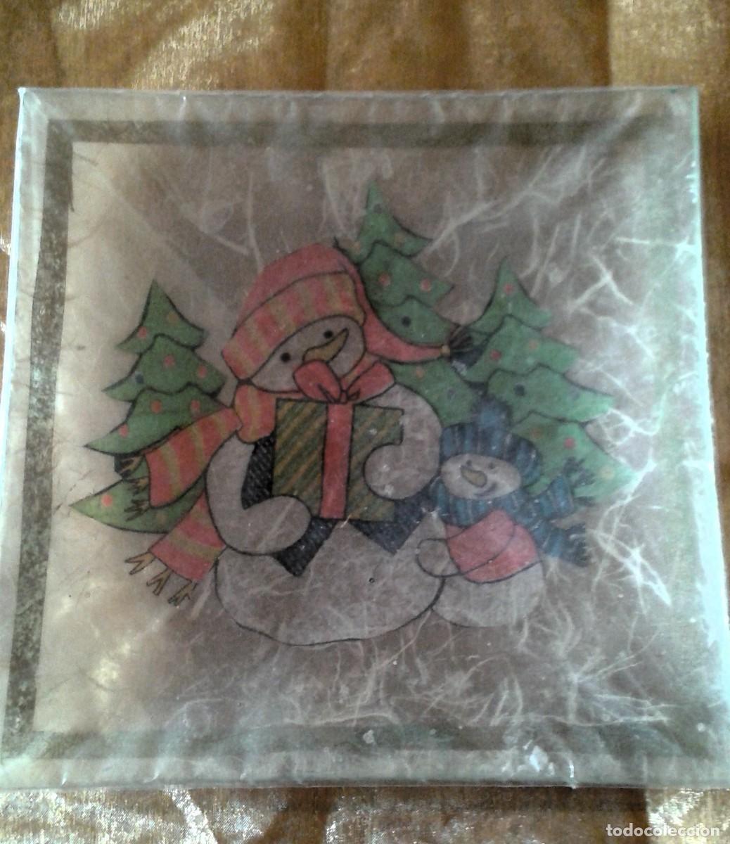 Vintage: PLATO-PLATITO NAVIDE&Ntilde;O DE CRISTAL - Foto 2