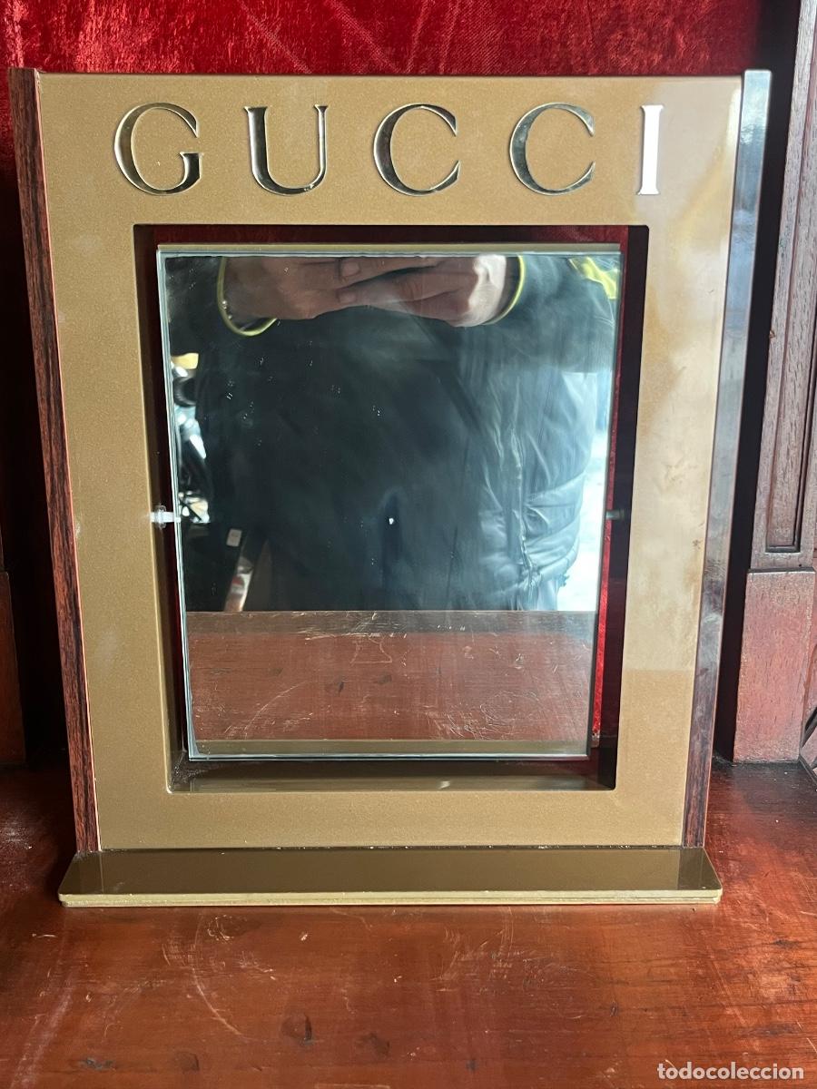 Vintage: ESPEJO DE SOBREMESA GUCCI. - Foto 1