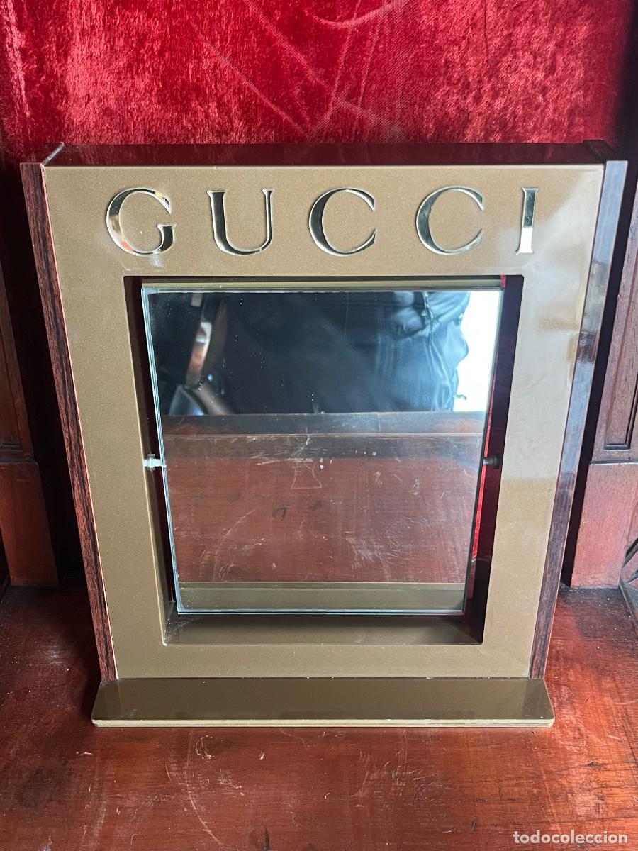 Vintage: ESPEJO DE SOBREMESA GUCCI. - Foto 2