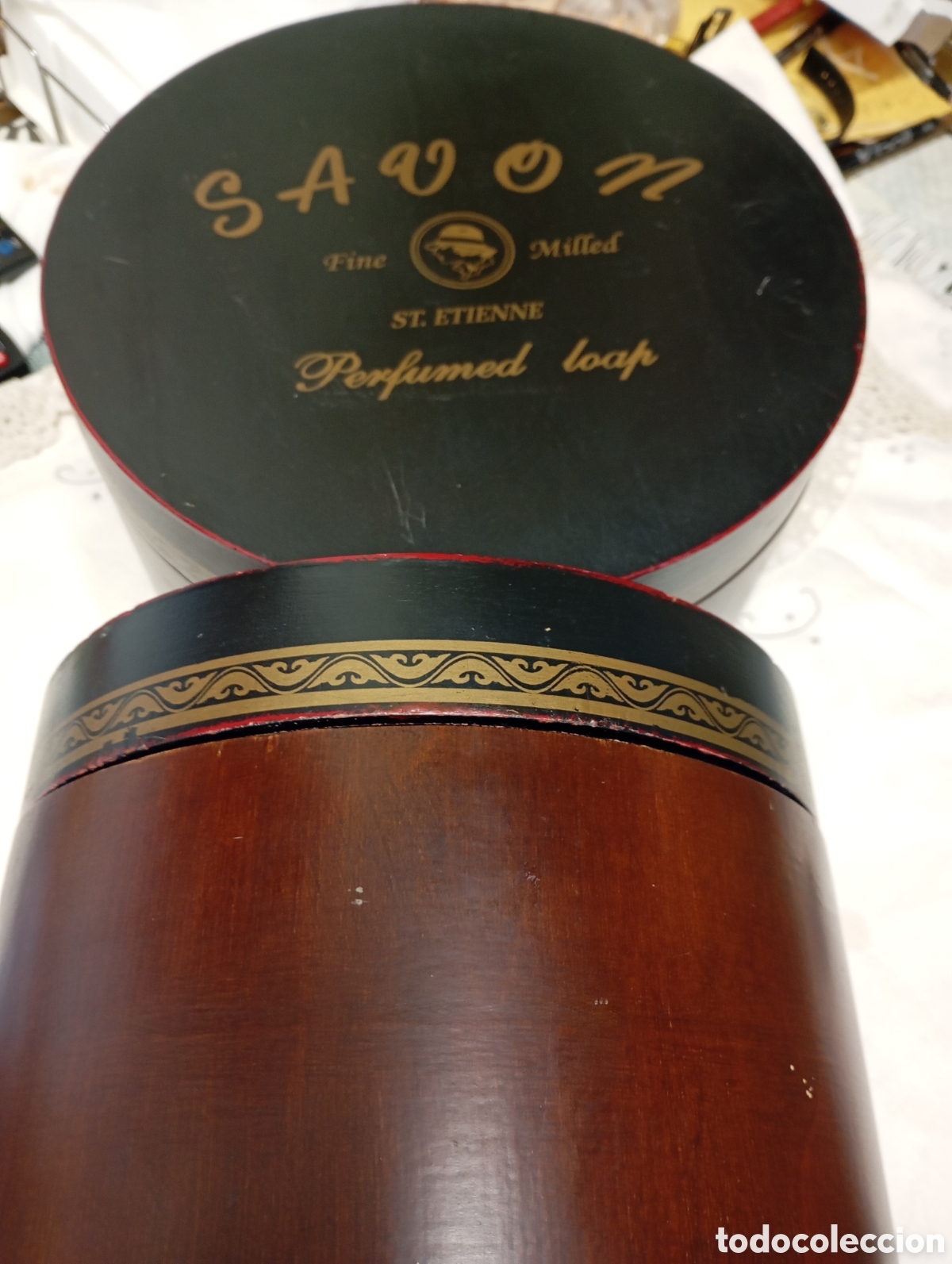 Vintage: 2 cajas almacenaje madera - Foto 1