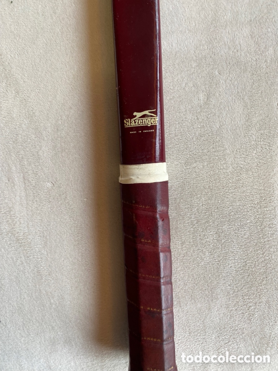 Vintage: Raqueta Slanzenger de madera - Foto 3