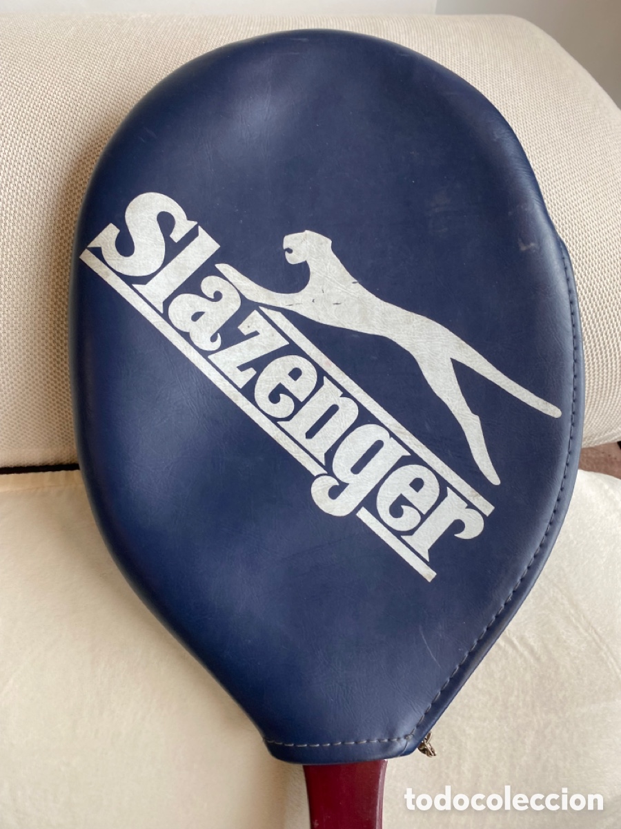 Vintage: Raqueta Slanzenger de madera - Foto 11