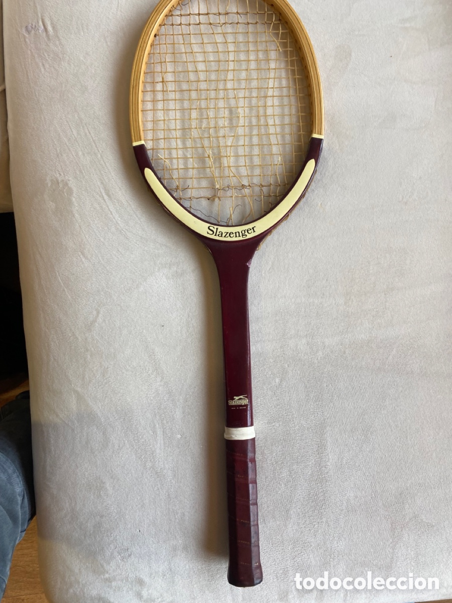 Vintage: Raqueta Slanzenger de madera - Foto 1