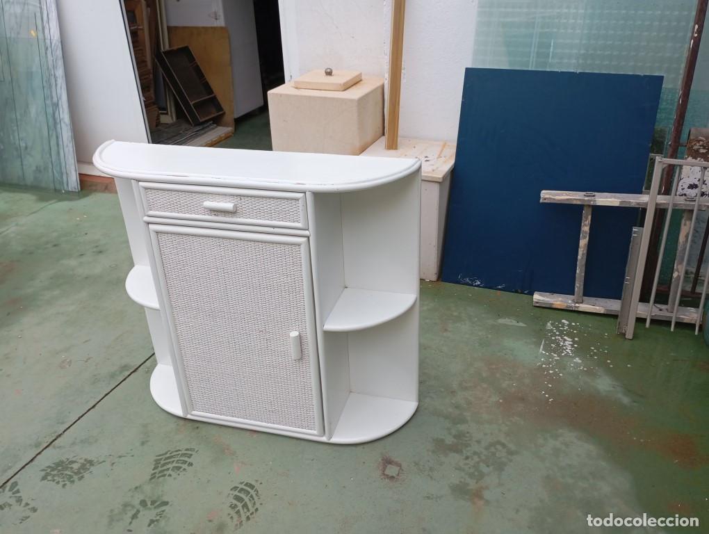 Vintage: taquillon en madera blanca - Foto 1