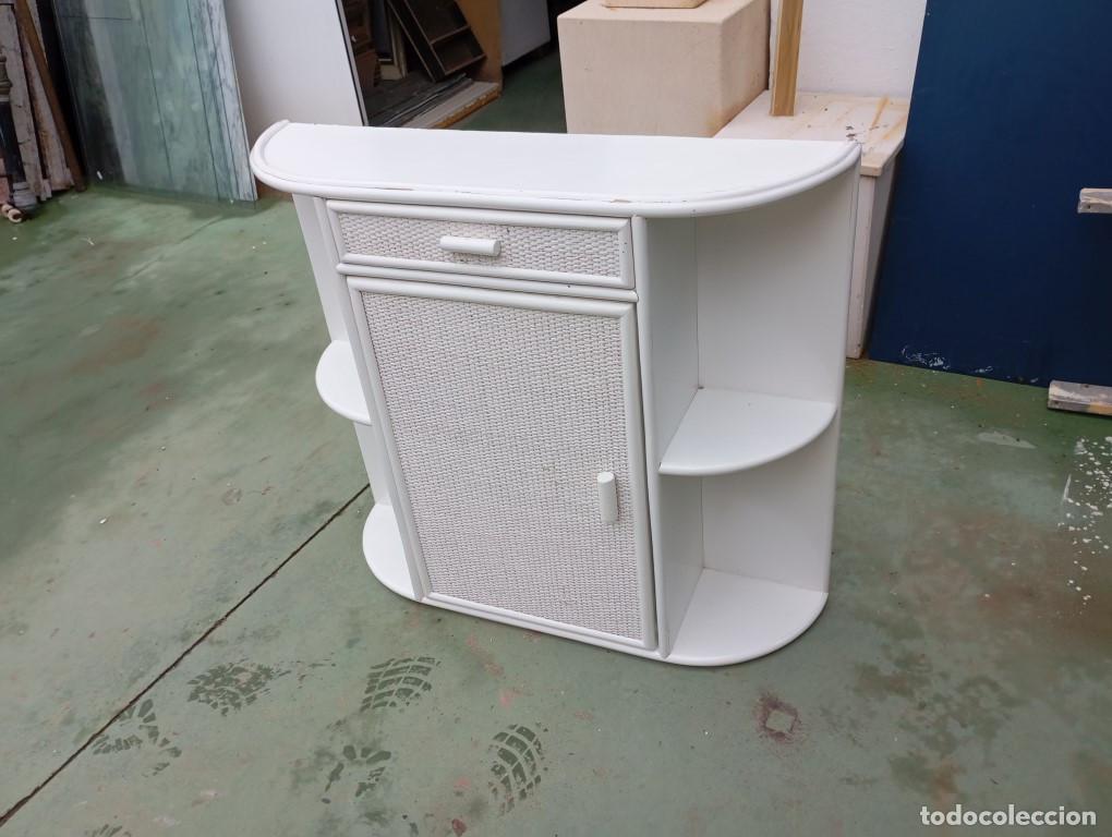 Vintage: taquillon en madera blanca - Foto 2