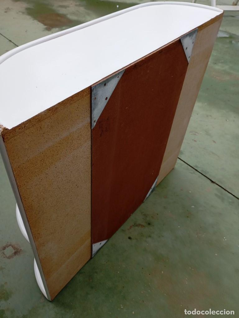 Vintage: taquillon en madera blanca - Foto 4