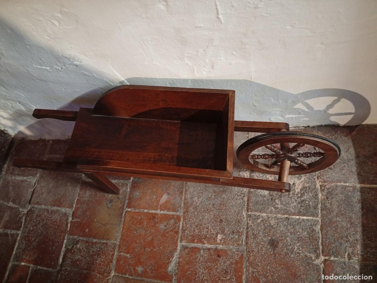 Vintage: Carrito de madera para decoraci&oacute;n. - Foto 2
