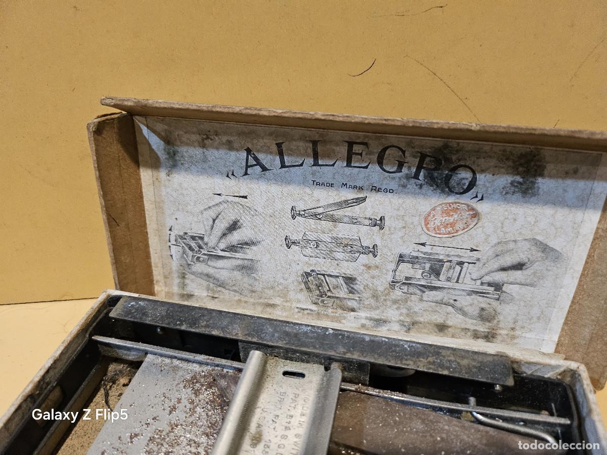 Vintage: afilador de cuchillas antiguas - Foto 3