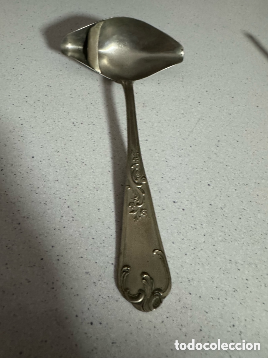 Vintage: Cuchara rara tipo sopera - Foto 1