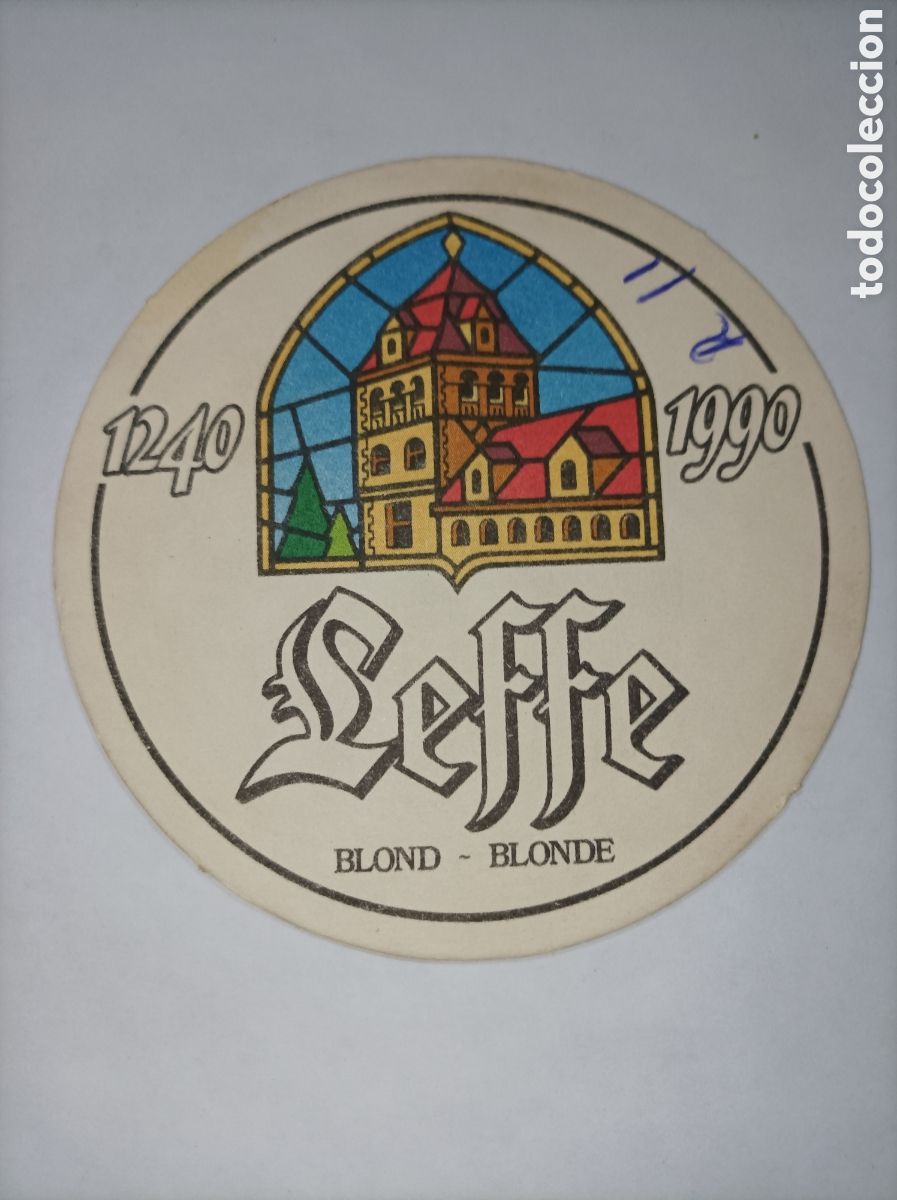 Vintage: LEFFE. POSAVASOS CERVEZA ANTIGUO. - Foto 1