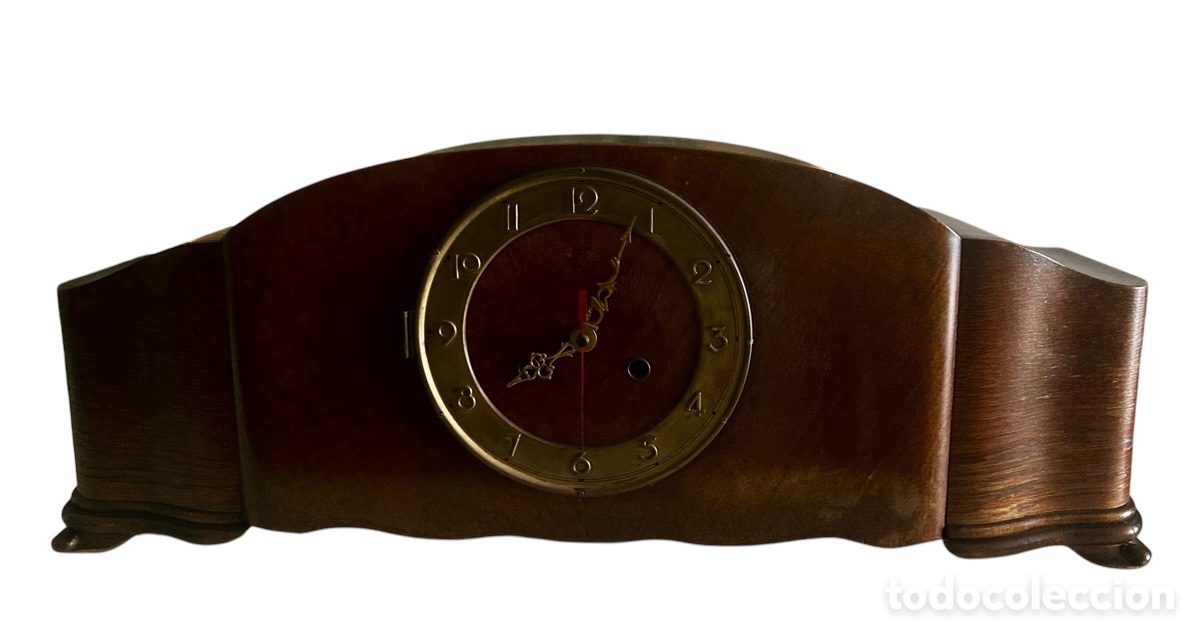 Vintage: RELOJ CHIMENEA ALEM&Aacute;N Mauthe - Foto 1