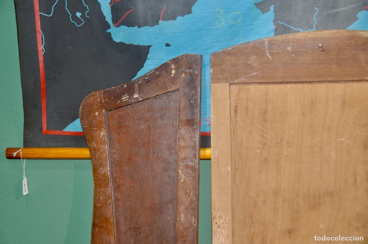 Vintage: Espejo tr&iacute;ptico marco de madera - Foto 10