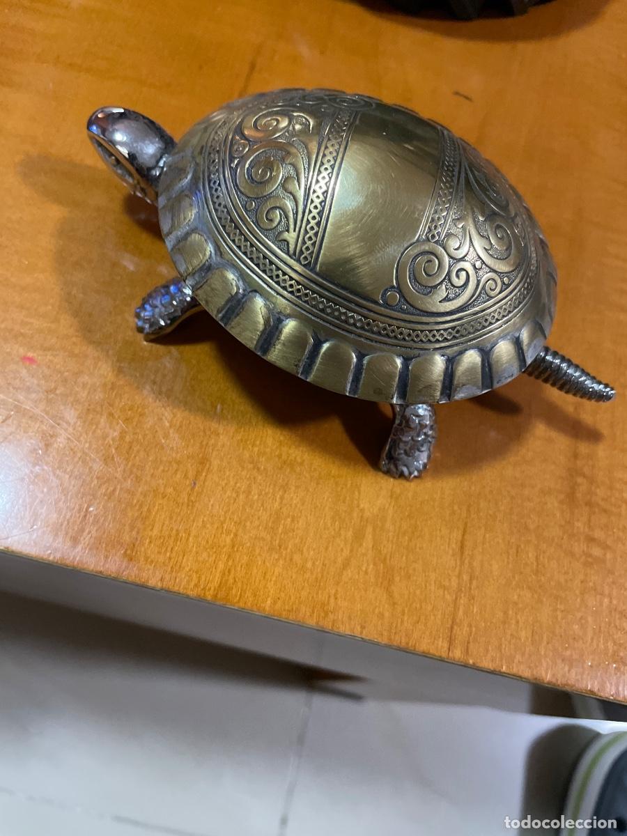 Vintage: Antiguo timbre de sobremesa tortuga - Foto 3