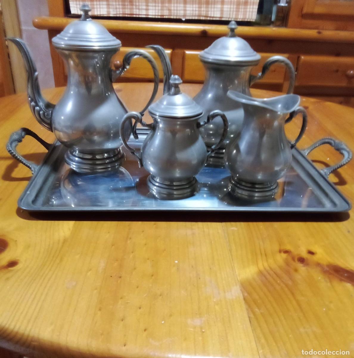 Vintage: Servicio de caf&eacute; y te con bandeja - Foto 2