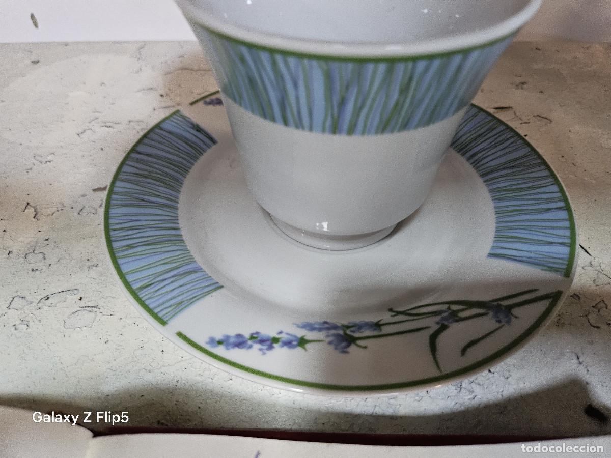 Vintage: tazon y plato de porcelana - Foto 2