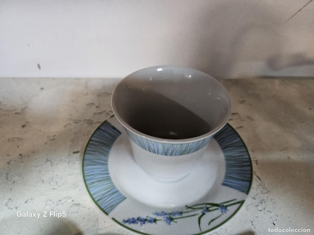 Vintage: tazon y plato de porcelana - Foto 3