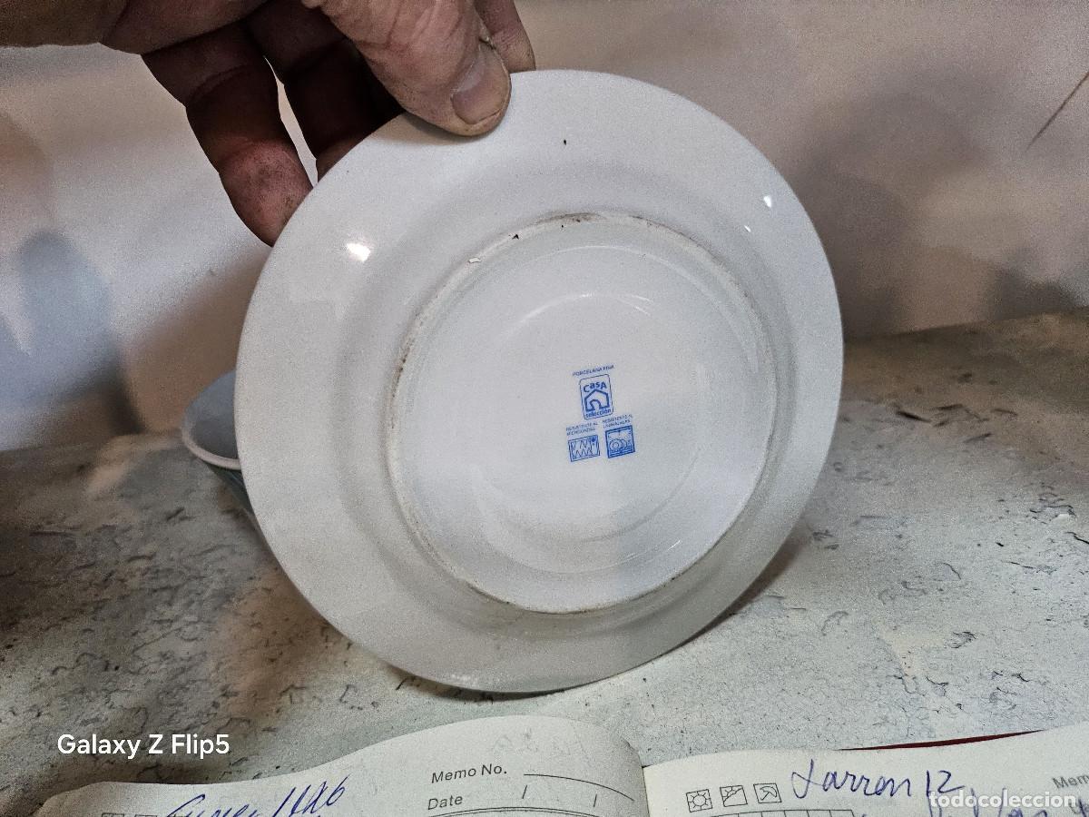 Vintage: tazon y plato de porcelana - Foto 4