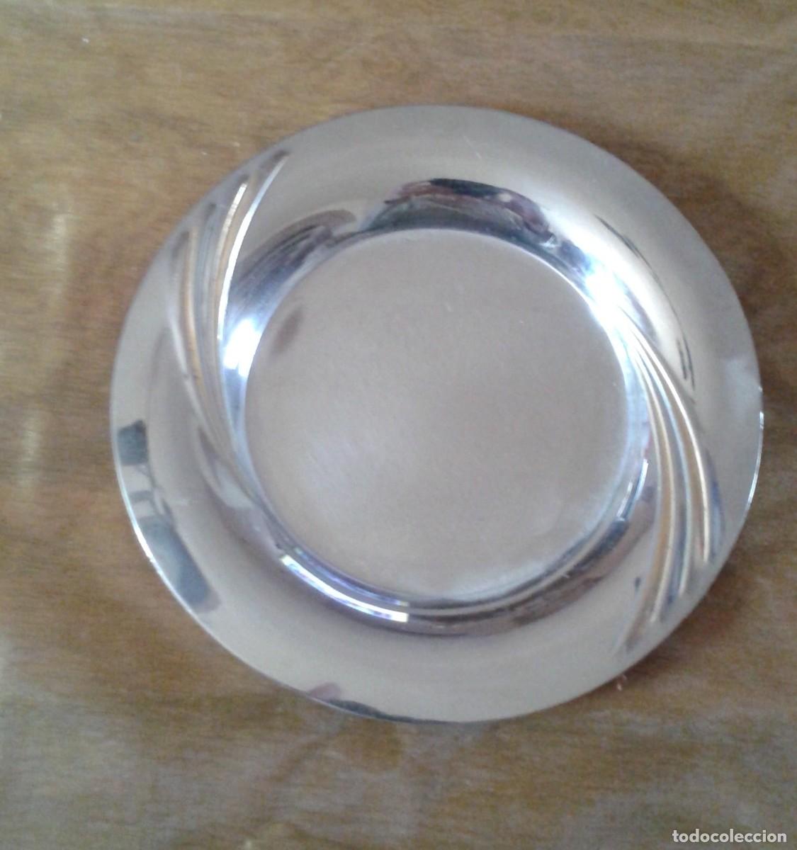 Vintage: PLATITO ACERO INOXIDABLE EN DOS TONOS - Foto 1