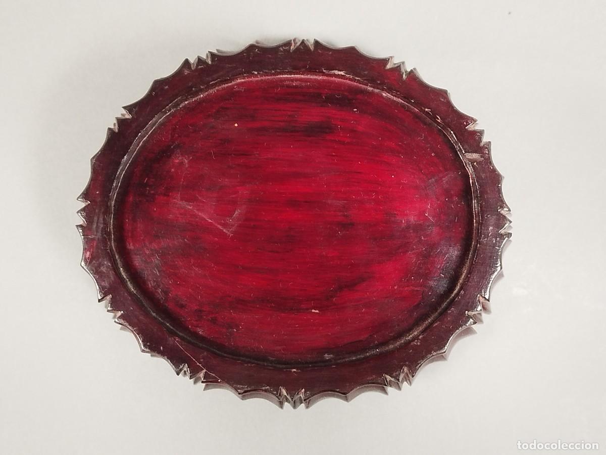 Vintage: BASE DECORATIVA DE MADERA - Foto 3
