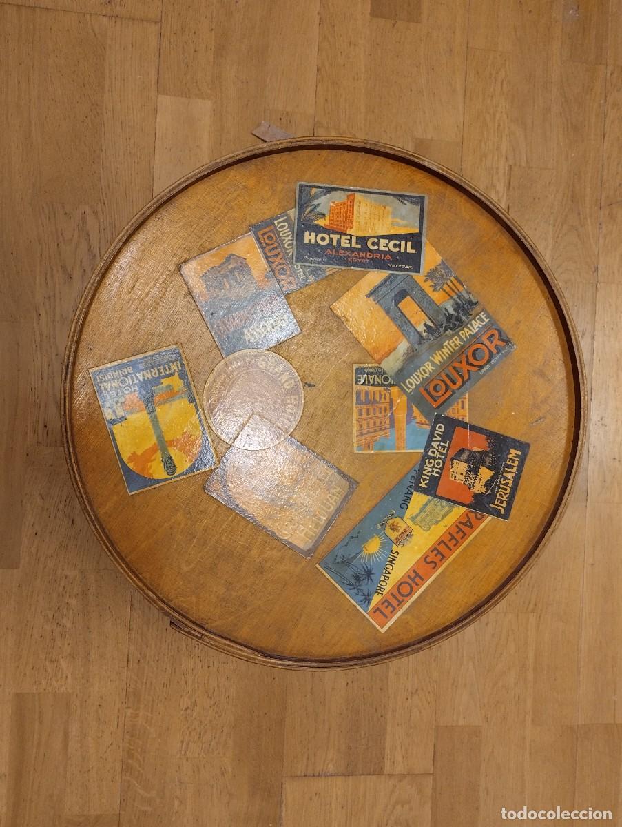 Vintage: Caja de madera para sombreros - Foto 1