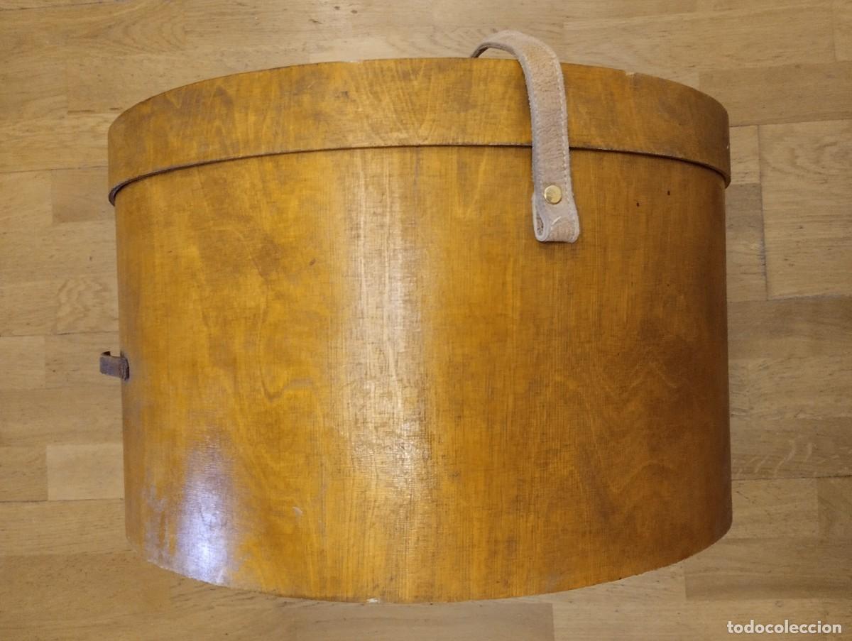 Vintage: Caja de madera para sombreros - Foto 5