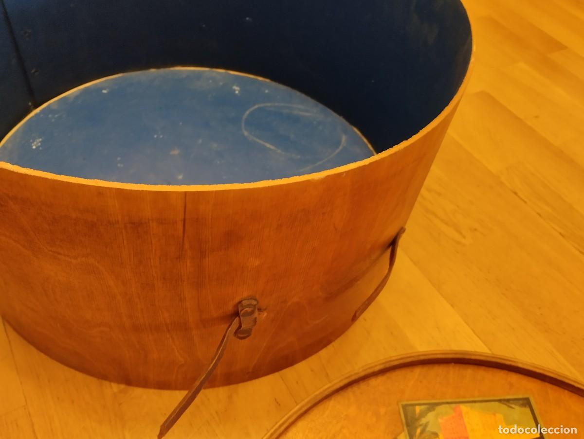 Vintage: Caja de madera para sombreros - Foto 7