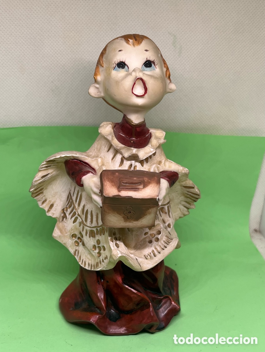 Vintage: FIGURA DE MONAGUILLO VINTAGE - Foto 1