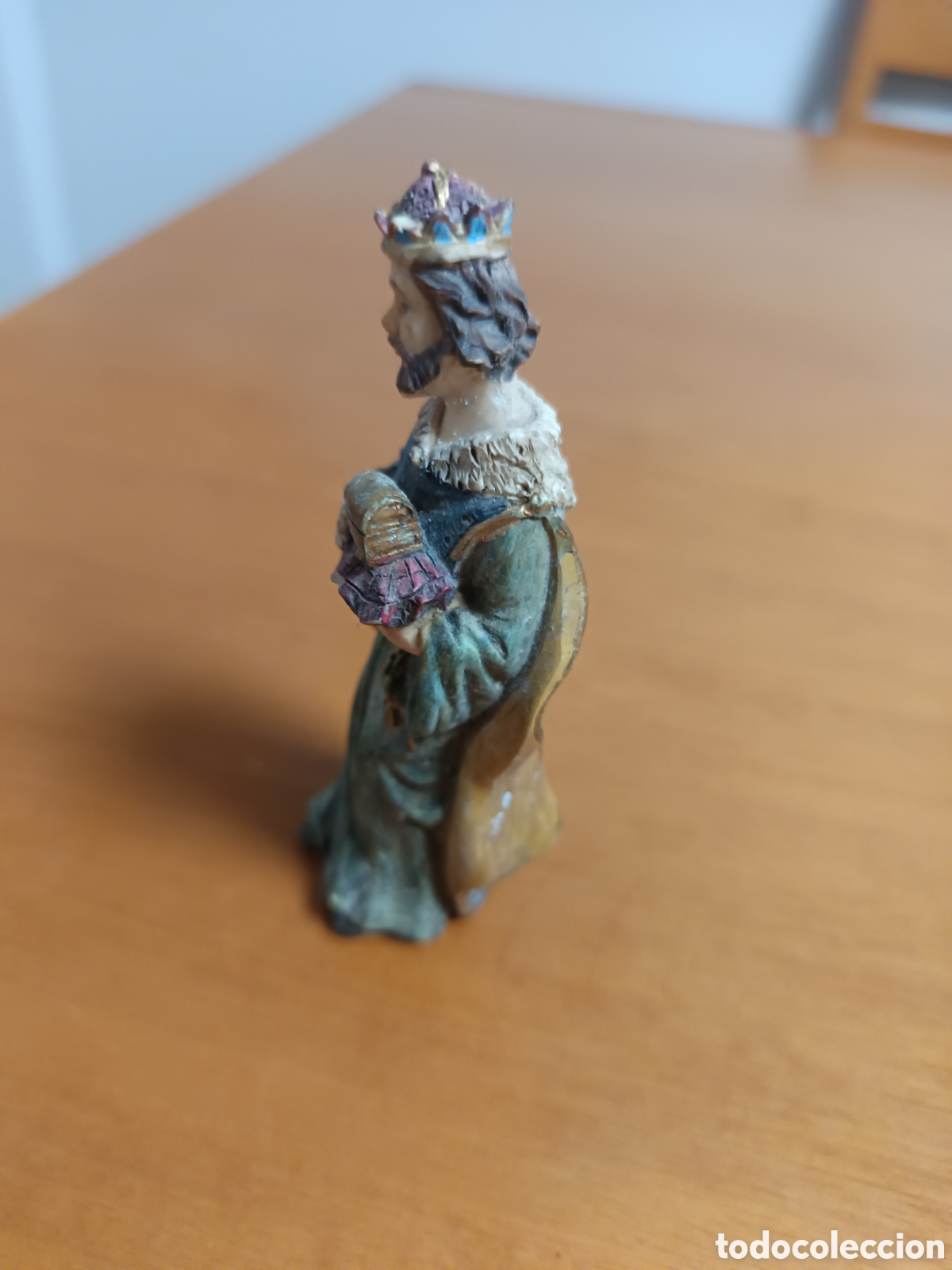 Vintage: Figura de bel&eacute;n rey mago - Foto 2