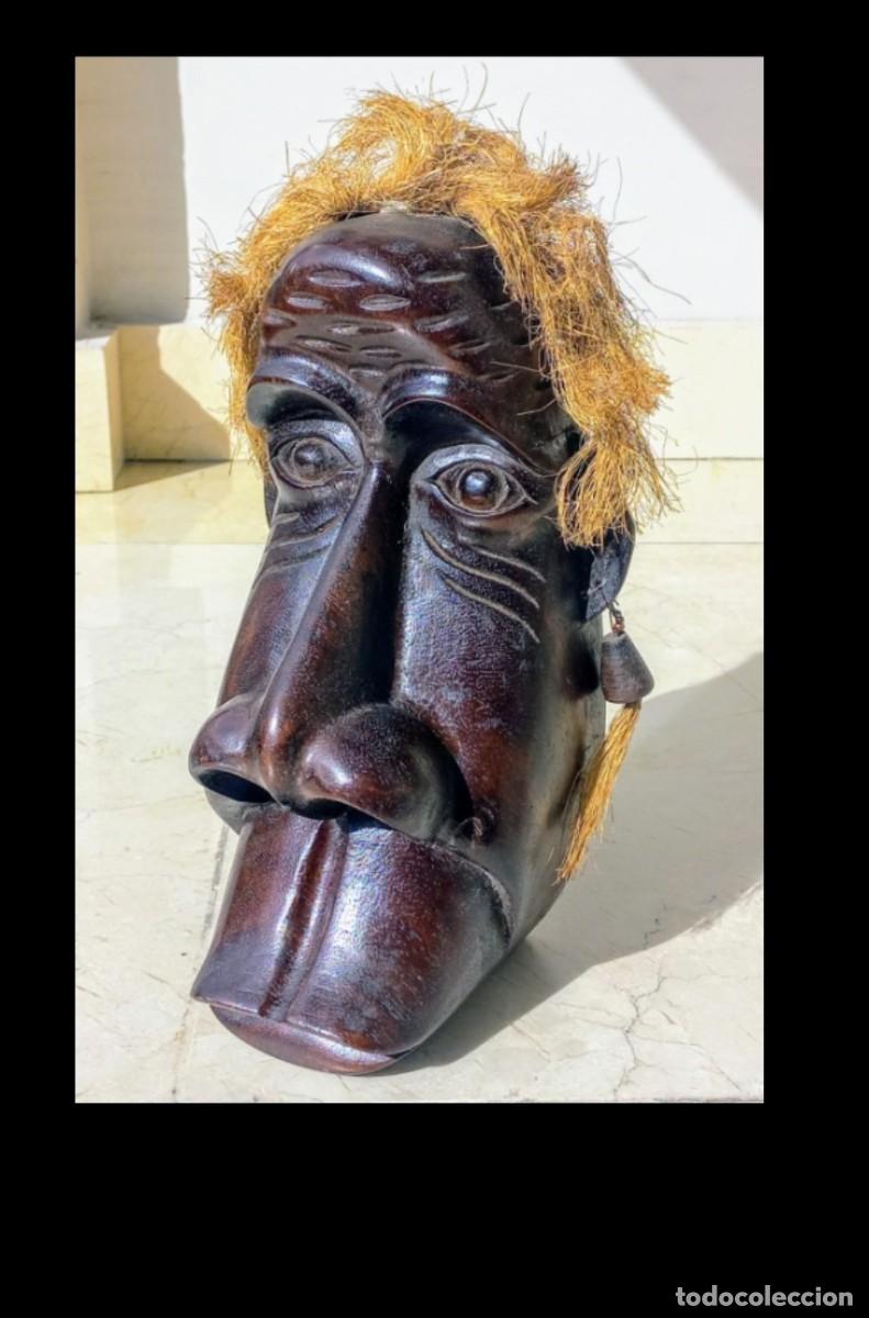 Vintage: Escultura madera africano - Foto 1
