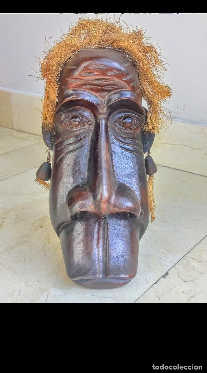 Vintage: Escultura madera africano - Foto 2