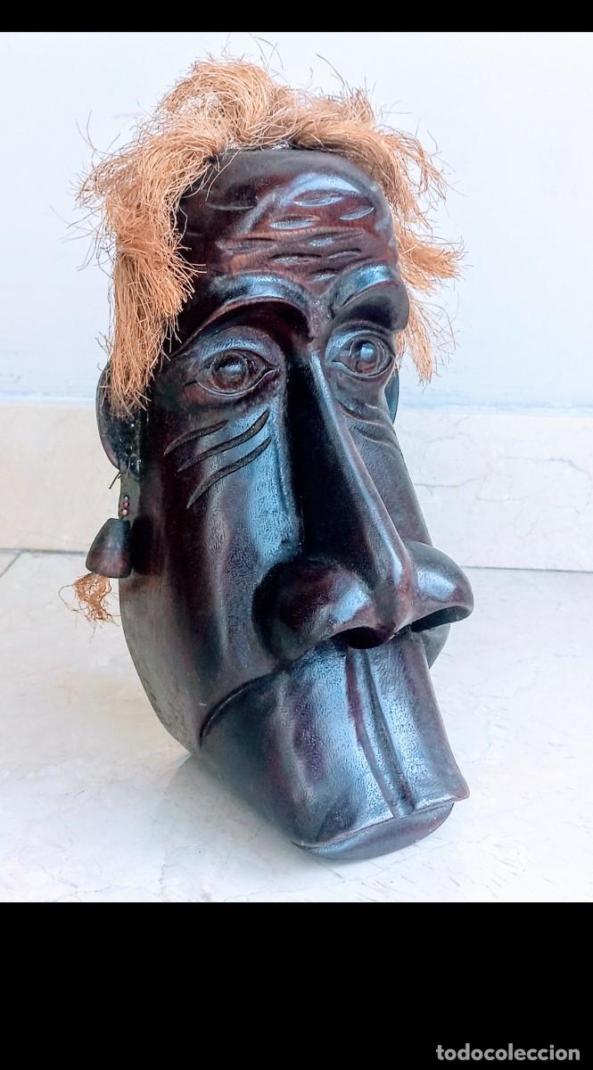 Vintage: Escultura madera africano - Foto 3