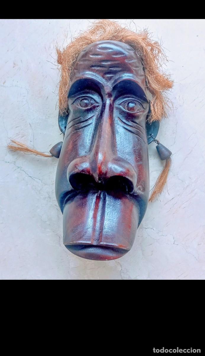 Vintage: Escultura madera africano - Foto 7