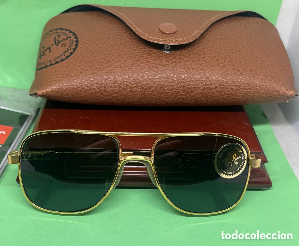 Vintage: GAFAS DE ORO 18 K, CRISTALES BAUSCH& LOMBA Y MONTURA LUXOTICA GEP 18K , NUEVAS