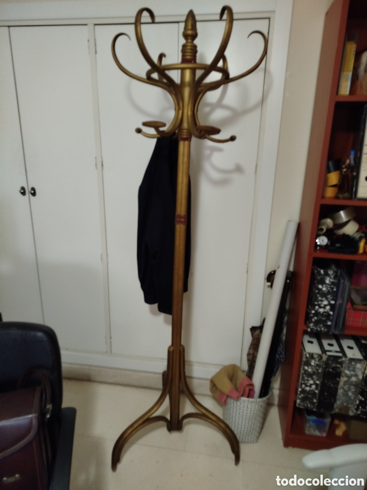 Vintage: Perchero de pie tipo thonet - Foto 1
