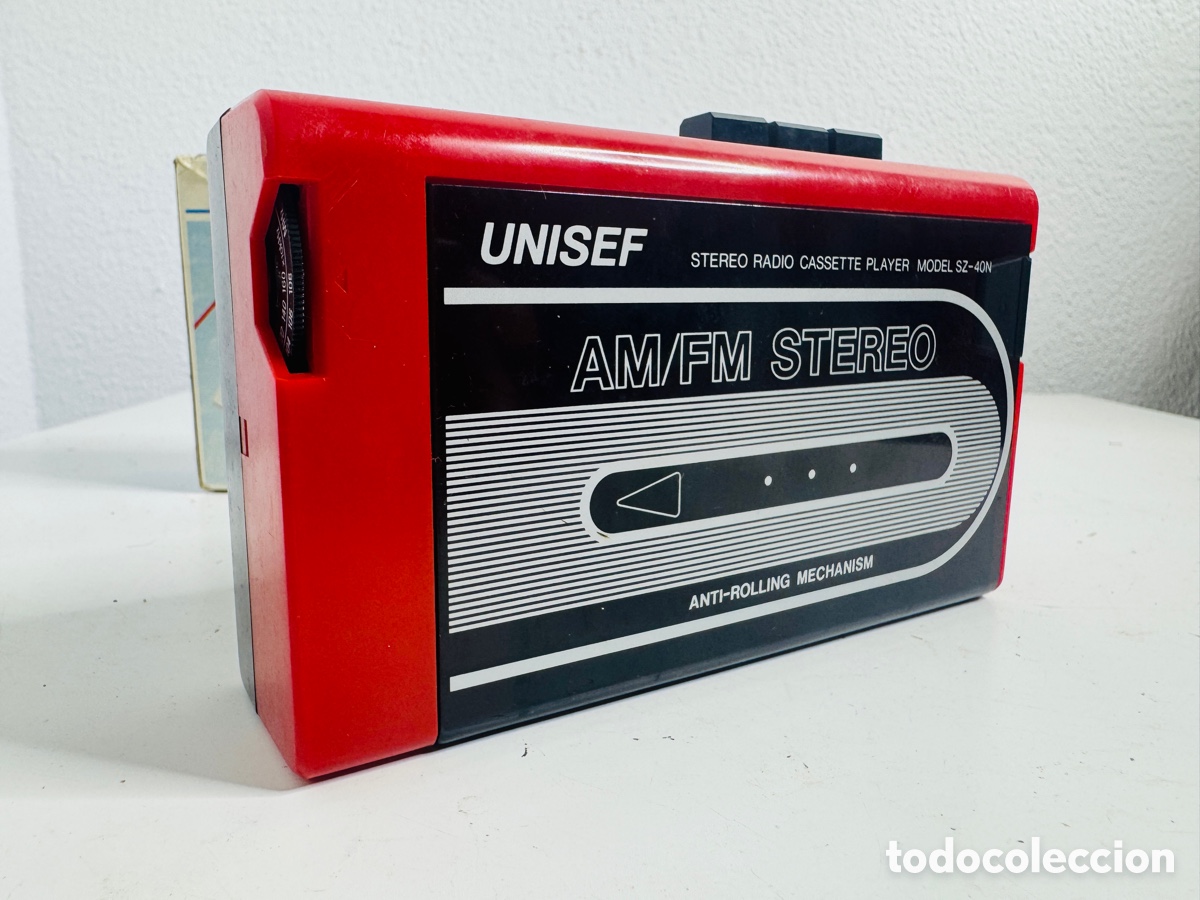 Vintage: Unisef Red Walkman 1980 - Foto 2