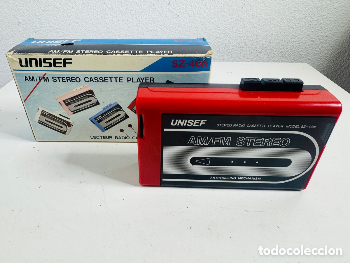 Vintage: Unisef Red Walkman 1980 - Foto 5