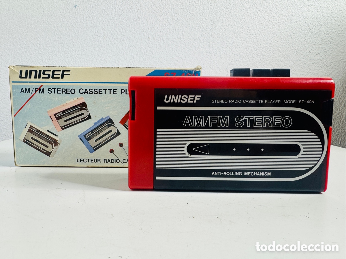Vintage: Unisef Red Walkman 1980 - Foto 1