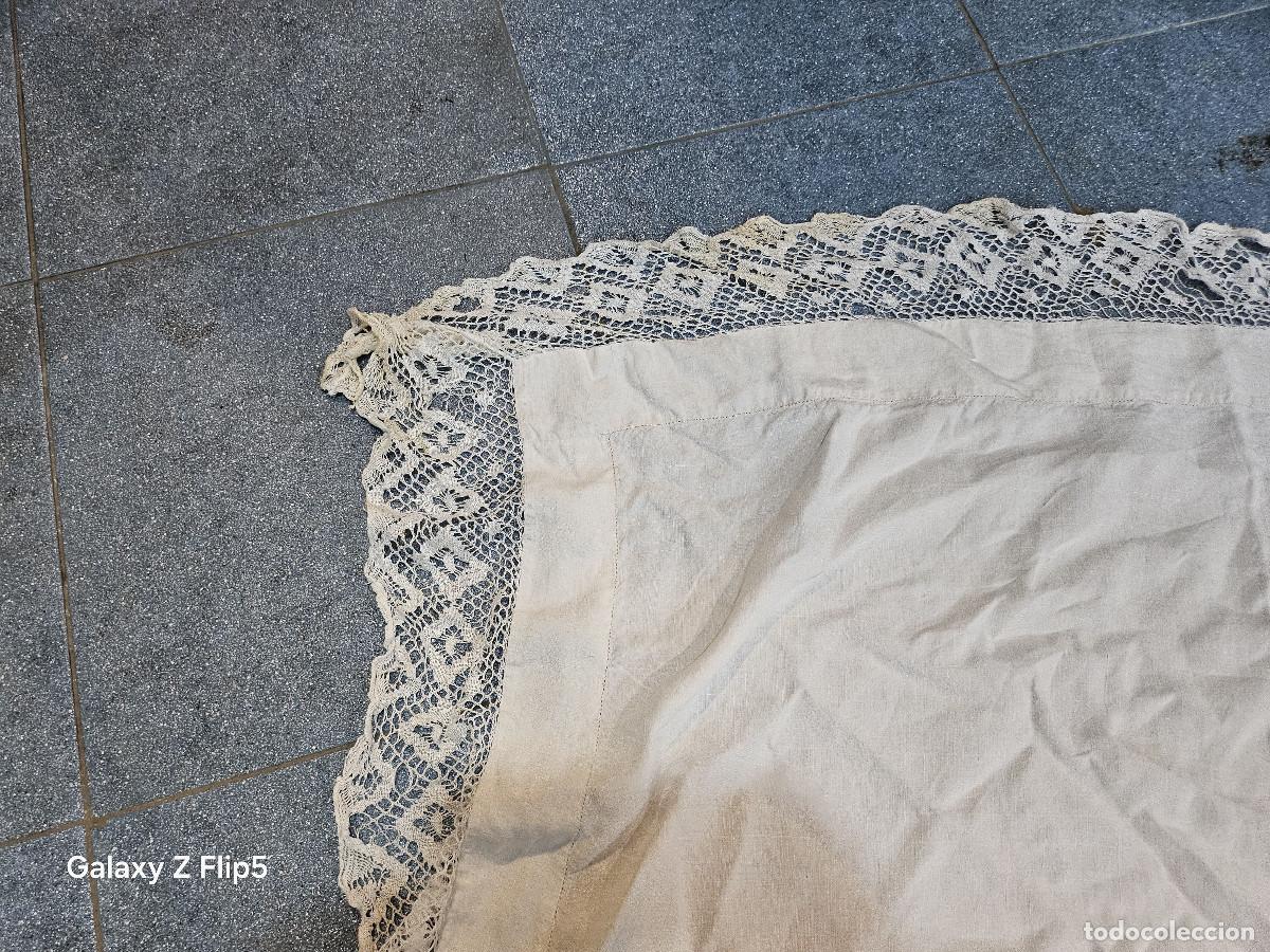 Vintage: tela antigua con visillo - Foto 2