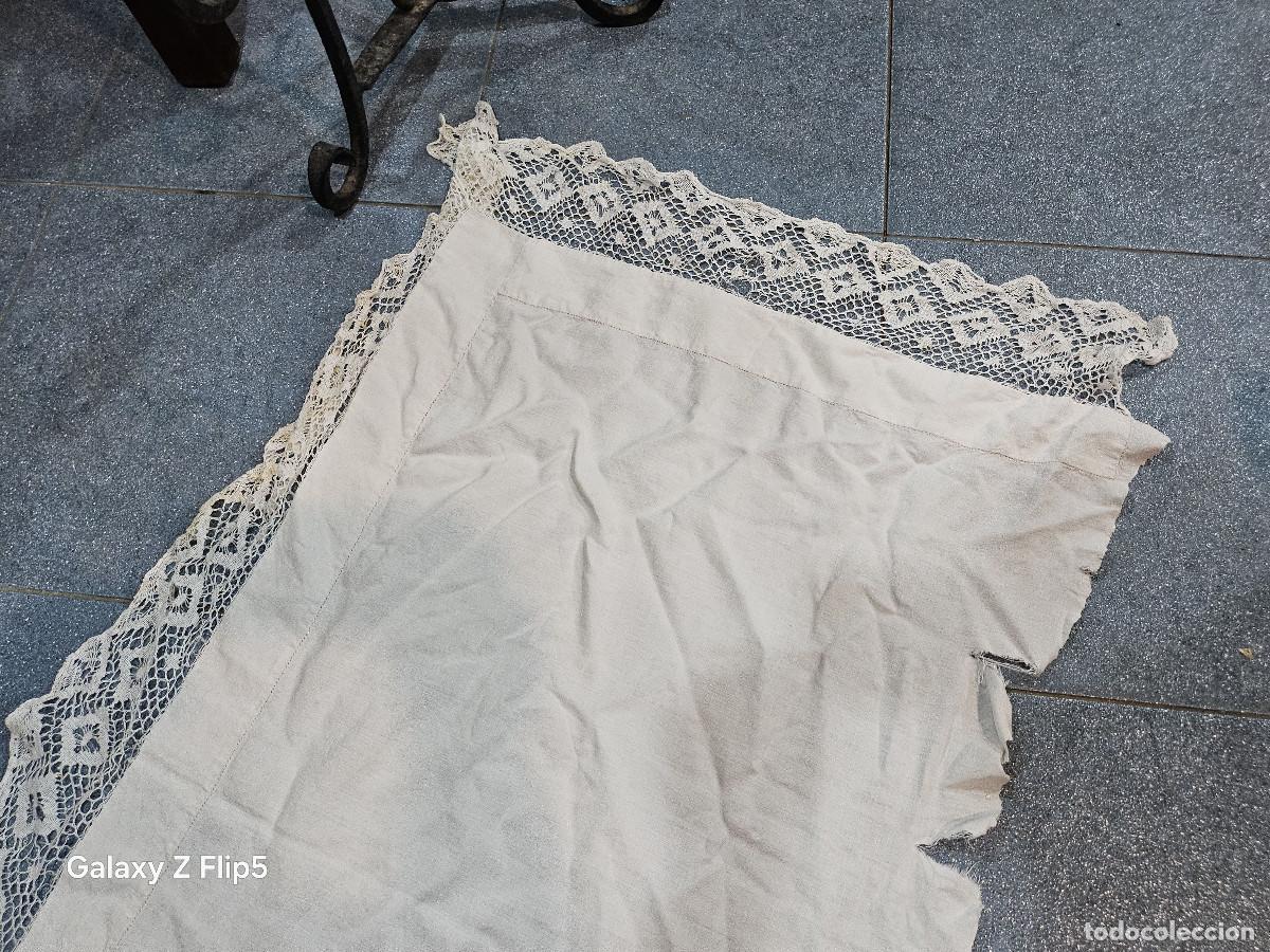 Vintage: tela antigua con visillo - Foto 4