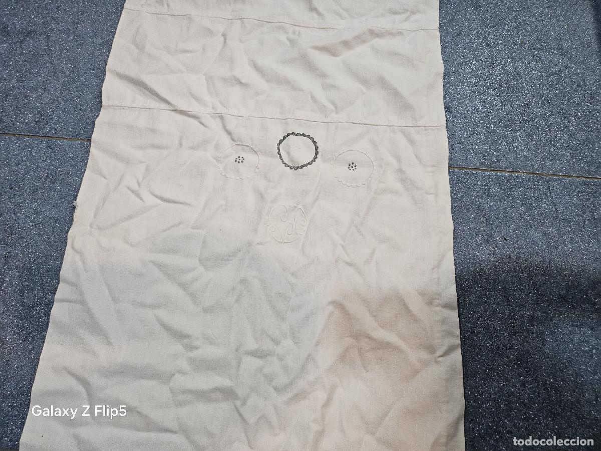 Vintage: funda de almohada en hilo y visillo - Foto 3