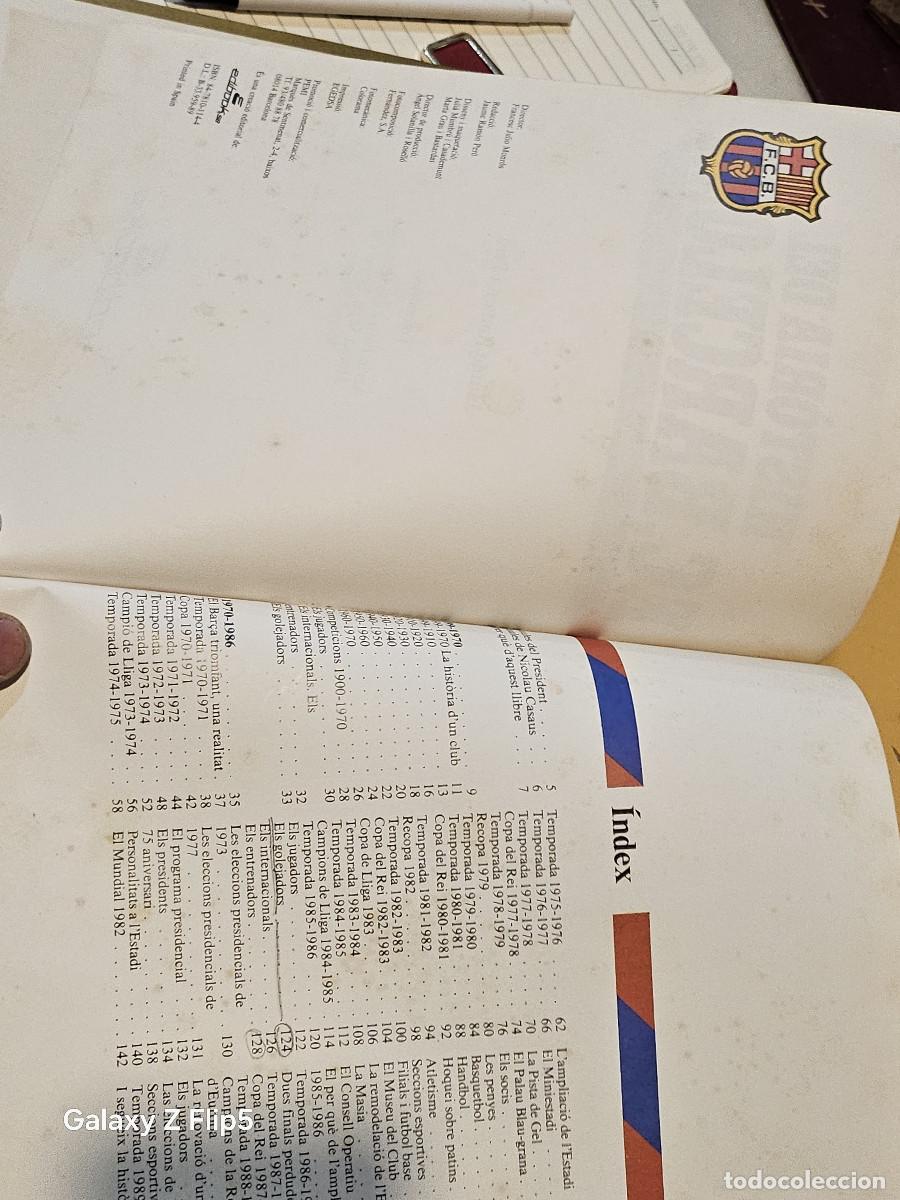 Vintage: libro de histroia de F.C. barcelona - Foto 4