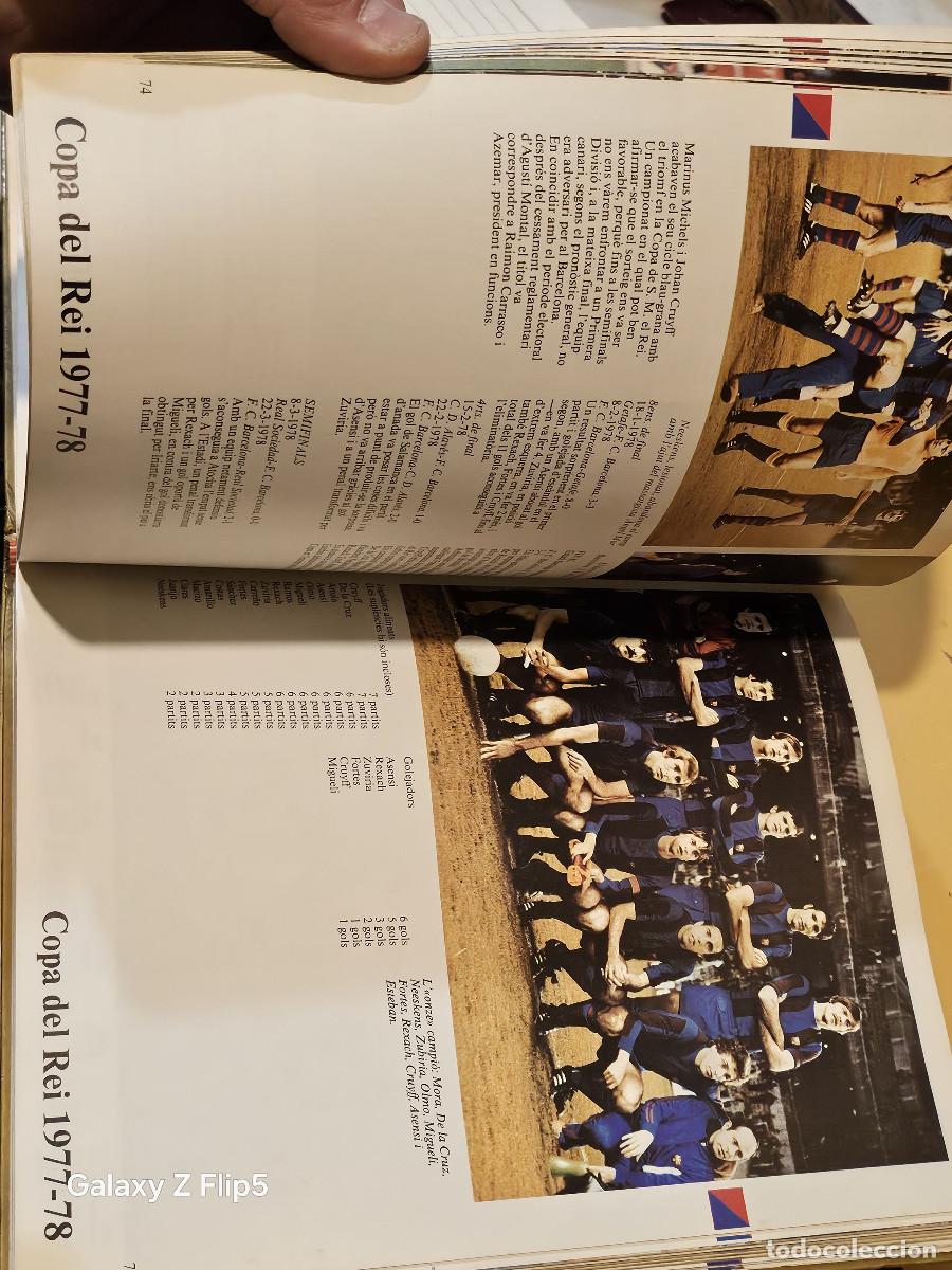 Vintage: libro de histroia de F.C. barcelona - Foto 22