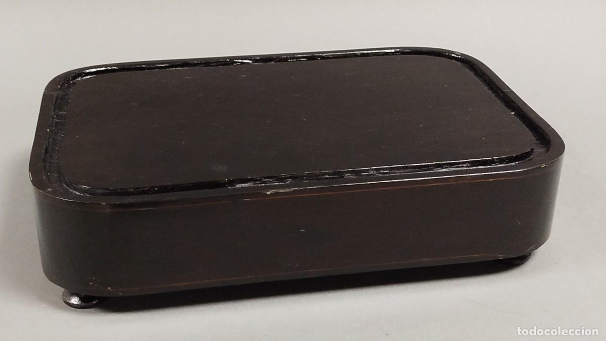 Vintage: PEANA DE MADERA CON MARQUETERIA - Foto 8