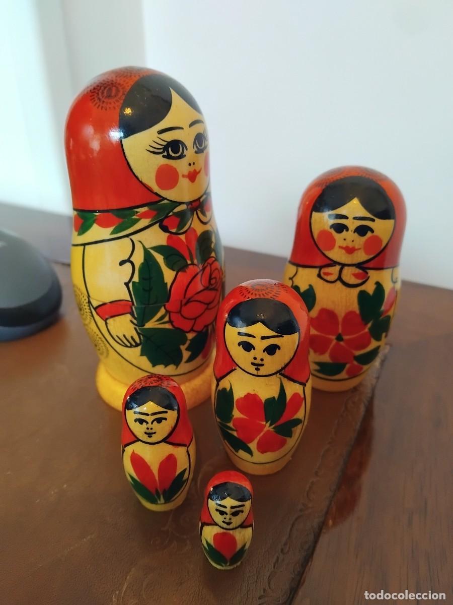 Vintage: MATRIOSKA RUSA 5 MU&Ntilde;ECAS - Foto 1