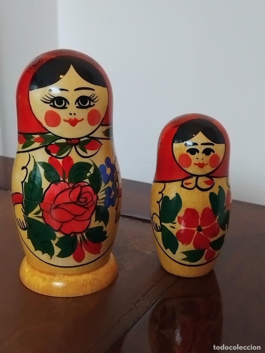 Vintage: MATRIOSKA RUSA 5 MU&Ntilde;ECAS - Foto 4