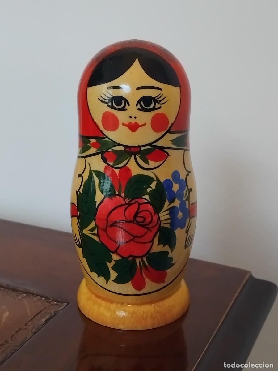 Vintage: MATRIOSKA RUSA 5 MU&Ntilde;ECAS - Foto 5