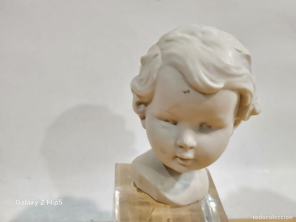 Vintage: peque&ntilde;a cabeza en expositor - Foto 2