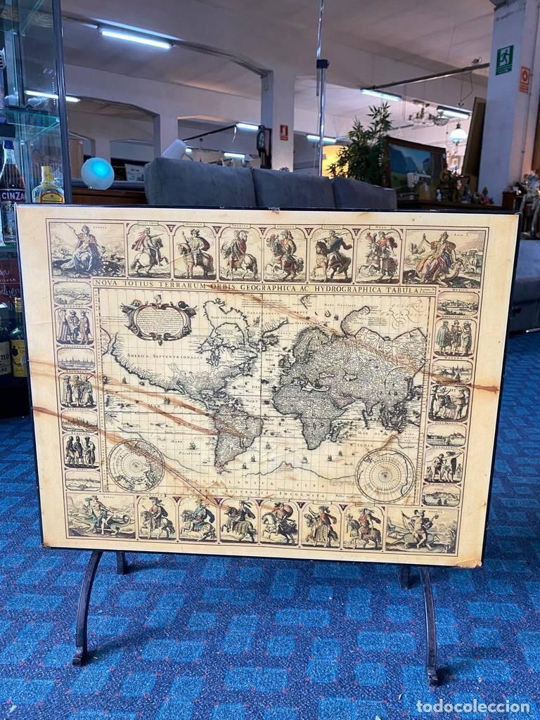 Vintage: MAPA DEL MUNDO DE FREDERICK DE WIT - Foto 1