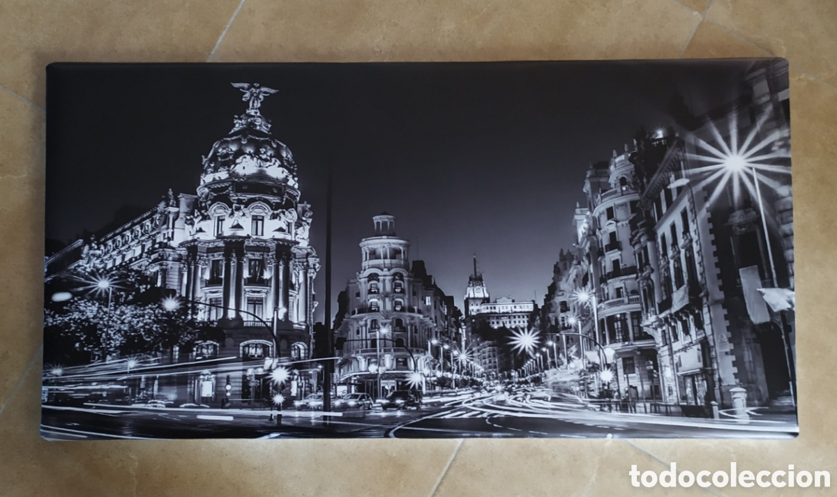 Vintage: Cuadro MADRID Alcal&aacute; - Gran Via - Foto 1
