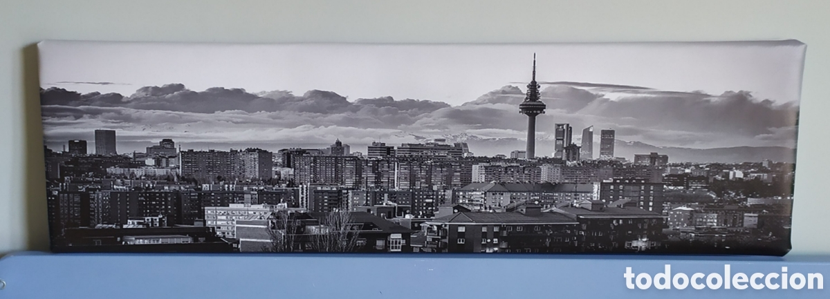Vintage: Cuadro panor&aacute;mico MADRID - Foto 1